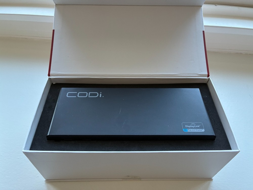 Codi A01200 Dual 4K Universal Docking Station A01080 (Open Box)