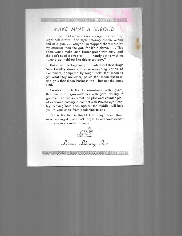 10 copies of MAKE MINE A SHROUD