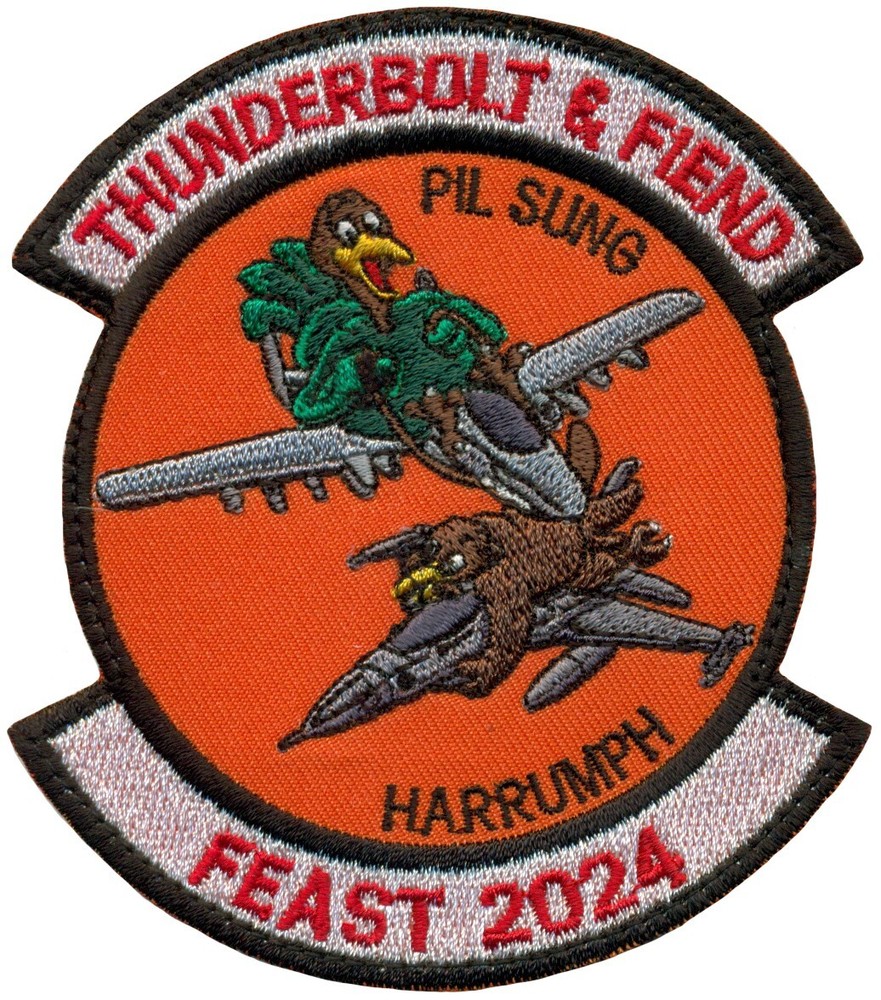 USAF 25th FIGHTER SQUADRON & 36th FIGHTER SQUADRON – FEAST 2024 PATCH