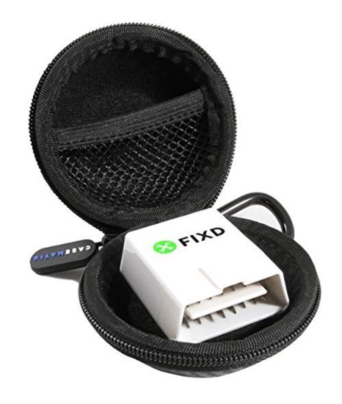 Casematix OBD Carry Case Compatible with FIXD OBD2 Bluetooth Assorted Colors