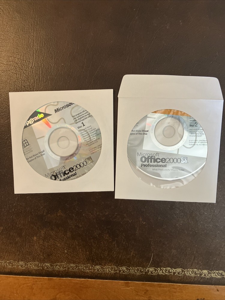 Microsoft Office 2000 Professional W/Key for Windows