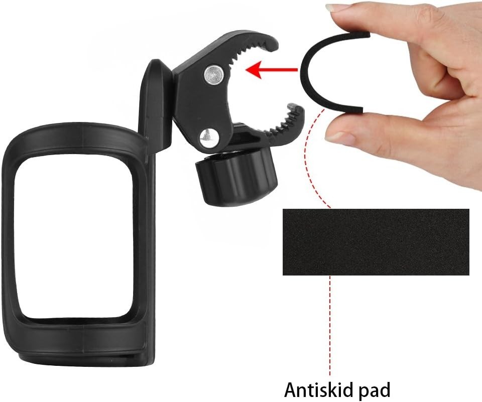 Adjustable Clip-on Cup Holder for Walkers & Wheelchairs - Secure Drink Solution