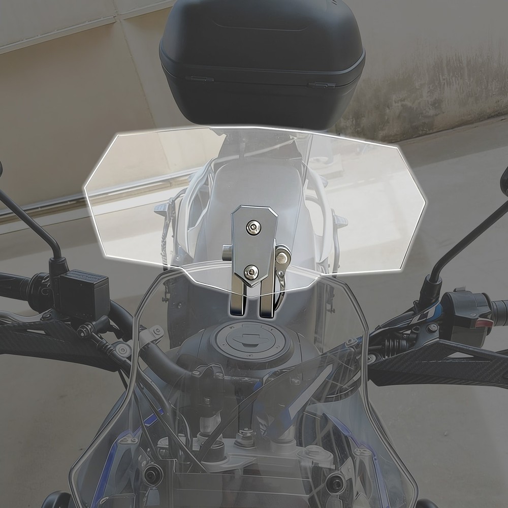 Windshield Extension Spoiler Wind Screen Deflector for Universal Motorcycle