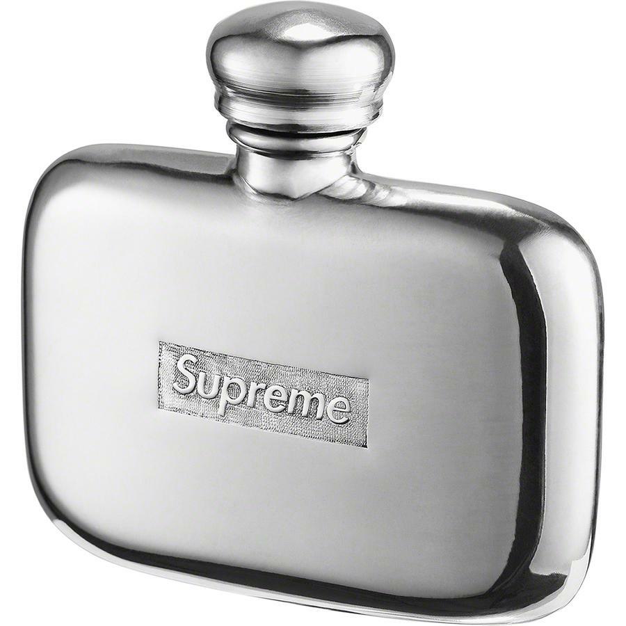 Supreme Pewter Mini Flask Silver One Size F/W 20