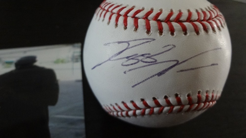 REGGIE WILLITS AUTOGRAPHED BASEBALL