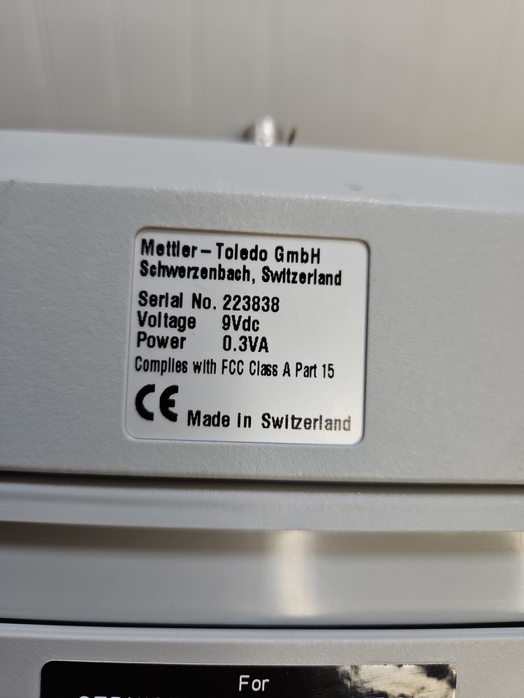 Mettler Toledo MP220 basic pH bench meter NO Power Cord
