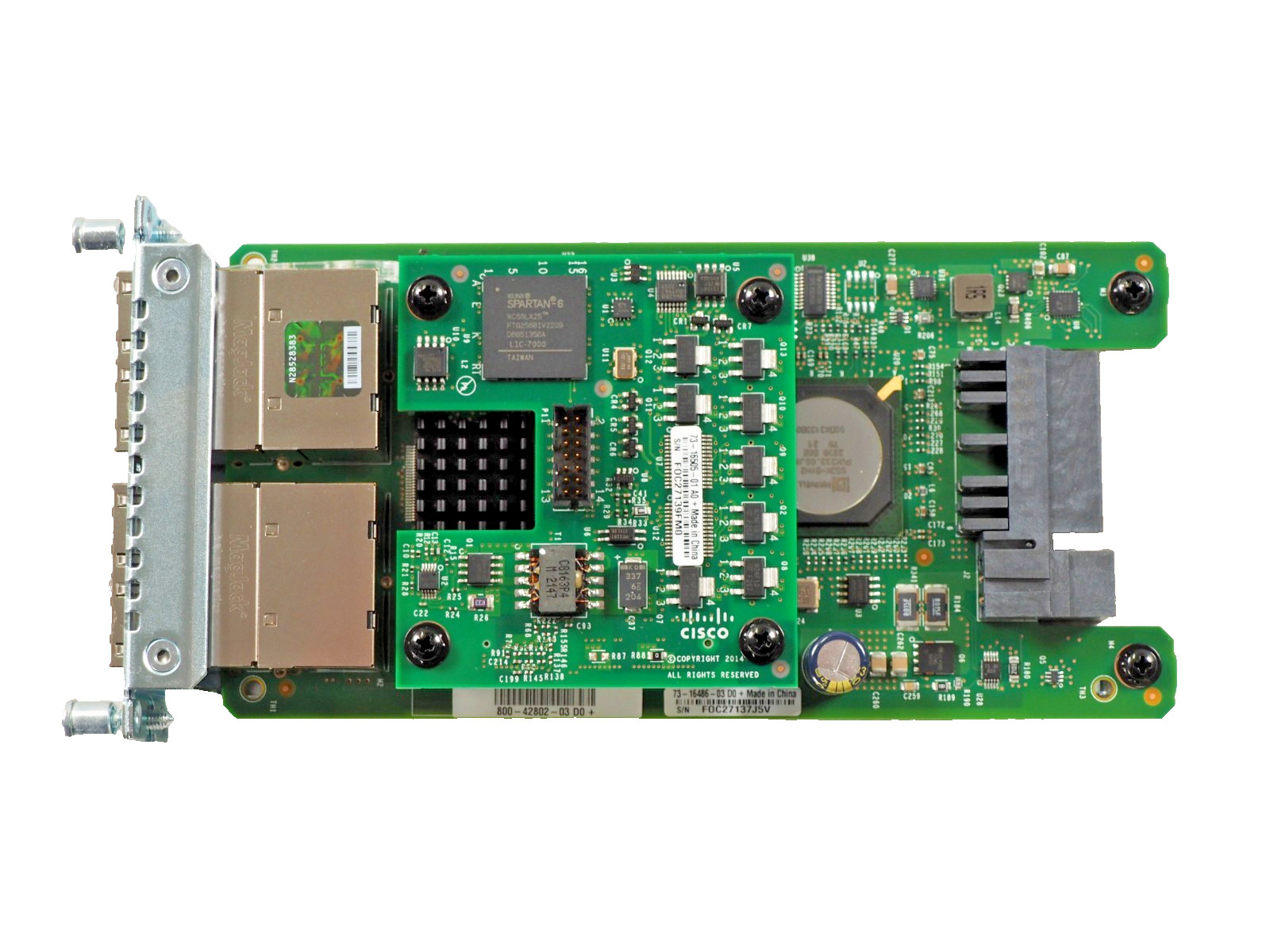 Cisco NIM-ES2-8-P 8-Port Gigabit Ethernet Switch Network Interface Module NEW