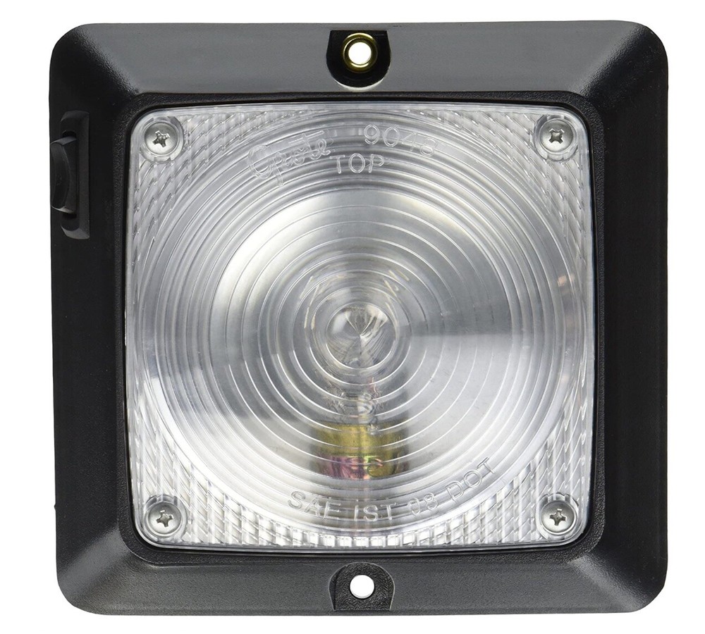 Grote 61221 Clear Square Dome Light With Switch NEW