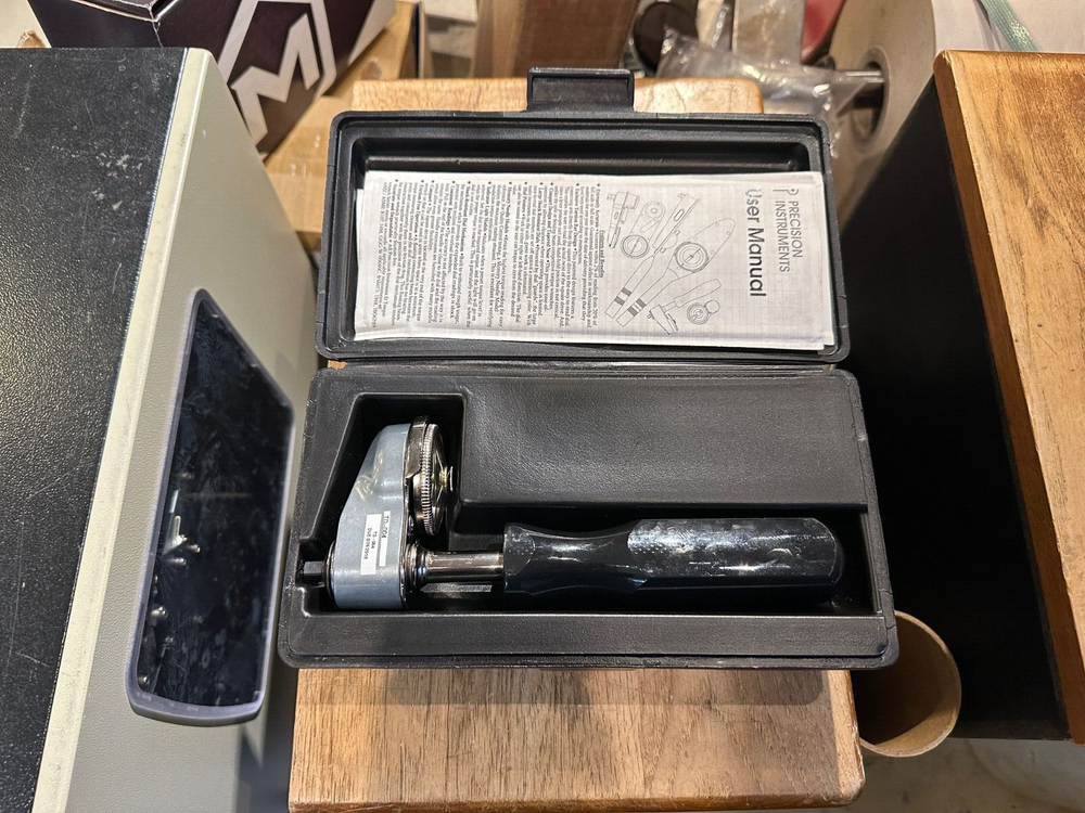 Precision Instruments Torque Driver DS1F480CZHM 1/4 In Dr Dial Indicating Driver