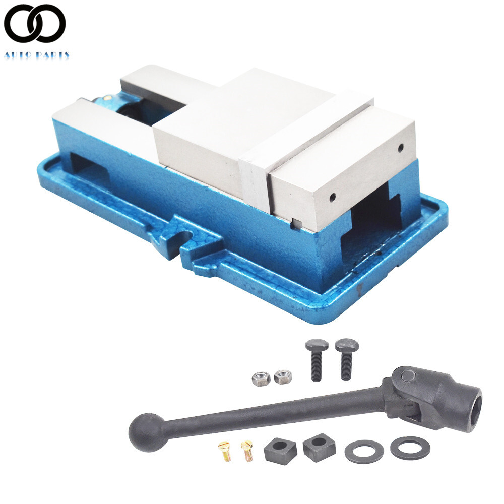5" Lockdown CNC Milling Machine Bench Vise Clamping Vice Precision Without Base
