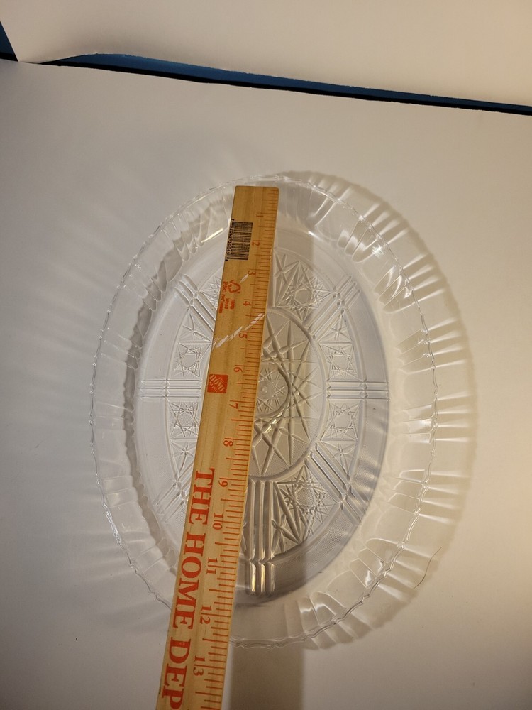 Plastic PVC Starburst Serving Tray