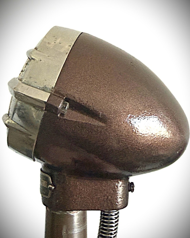 Vintage 1930's Astatic Model A Brown Bullet Microphone, restored, works great!