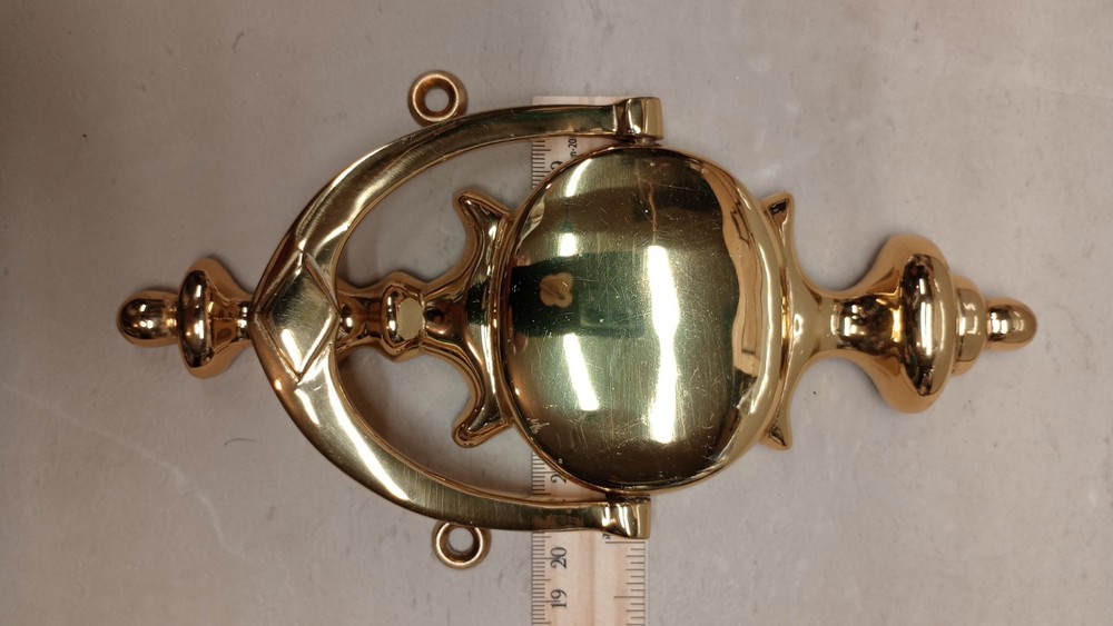 Solid Brass Colonial Style Door Knocker, N.O.S.