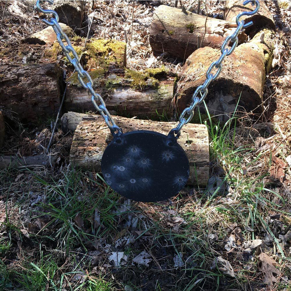 Ash & Ember Set of 5, 3/8" Thick AR500 Steel Plate Gong Shooting Targets