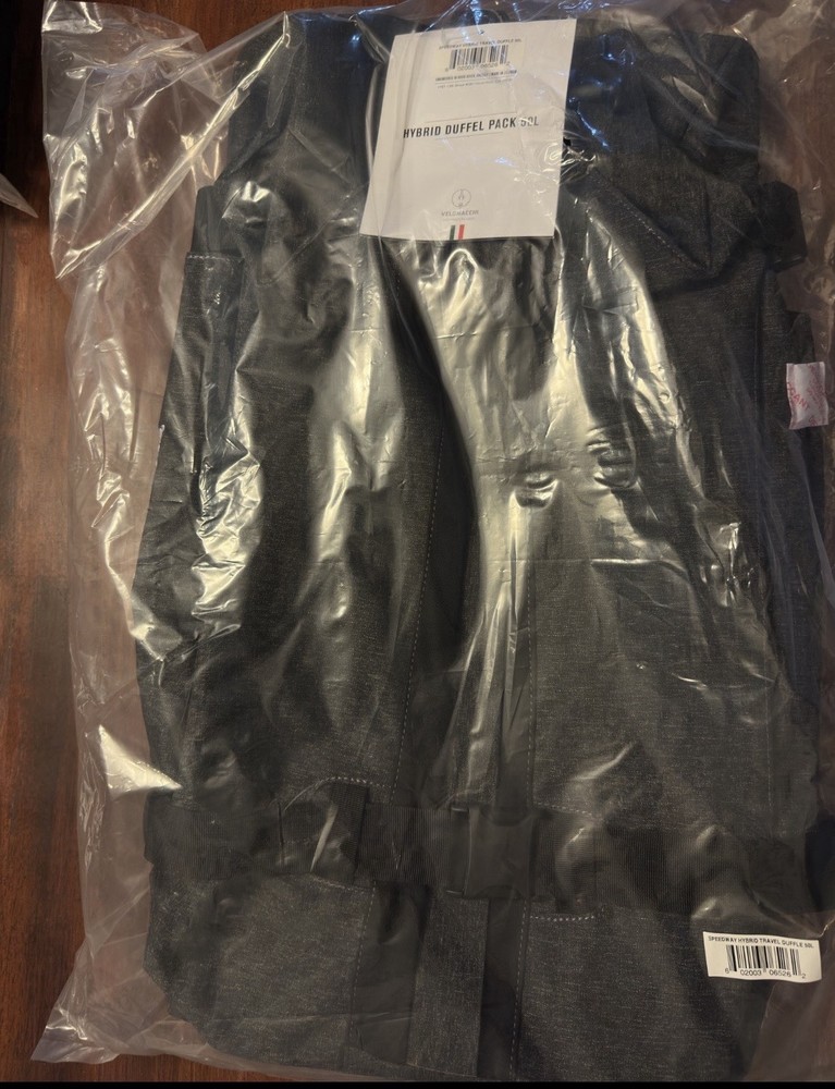 VELOMACCHI 50L Duffle W/ 4 Tie downs