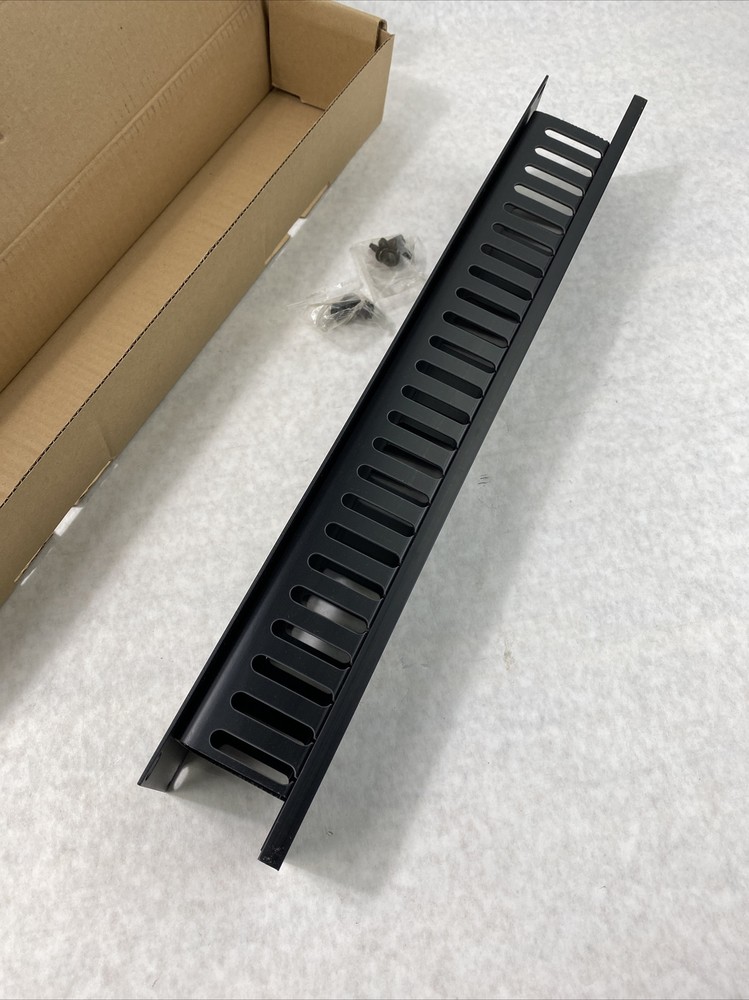 2U (3.5IN) horizontal cable management panel Black DF2 03746