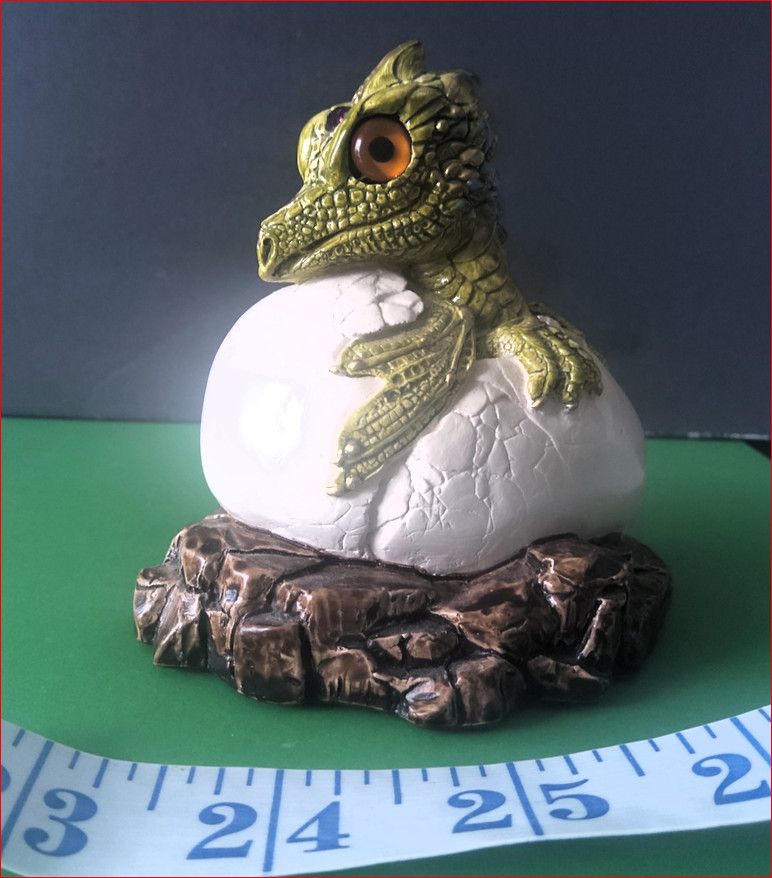 Hatching Green Dragon from egg - Windstone Editions US - by M. Pena