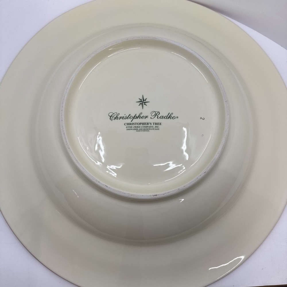Christopher Radko Christopher's Tree Large Serving Bowl 15 inch