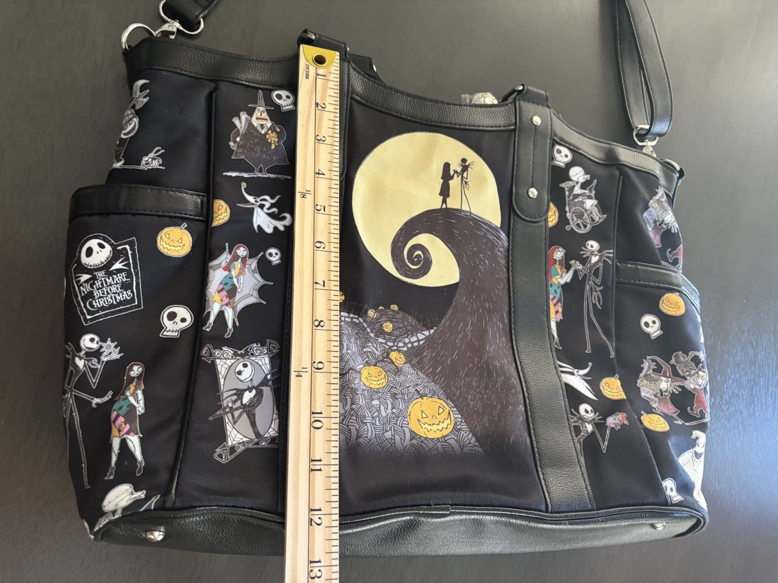 Disney The Nightmare Before Christmas Large Tote Bag & Wallet Set Black