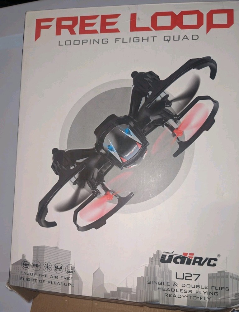 RC Drone - UDI U27 - 2.4ghz 4 Channel Axis Remote Control Quadcopter - Free Loop