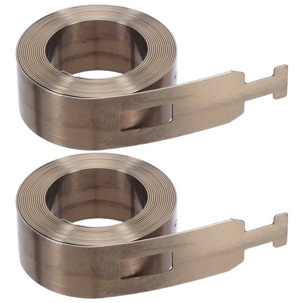 2pcs Window Coil Spring Flat Tension Spring Hardware 47x0.5" for Folding Window