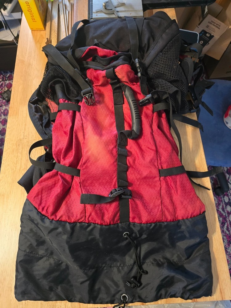 Eddie Bauer Trail Backpack Red and Black