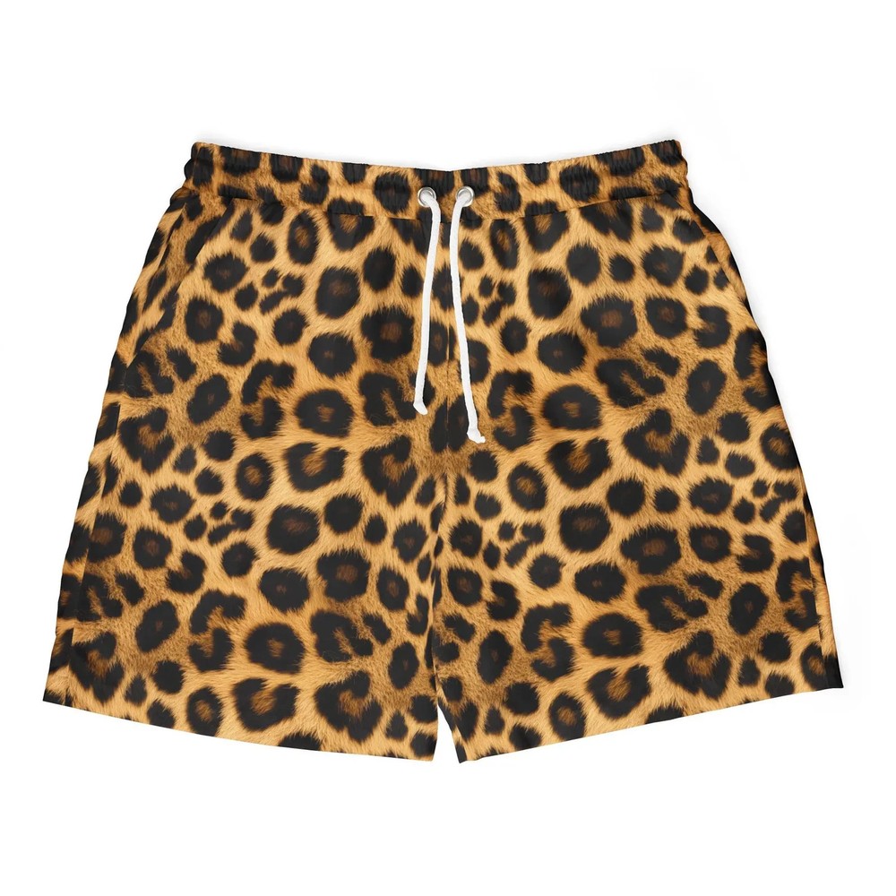 Leopard Print Shorts - Hawaiian Shorts