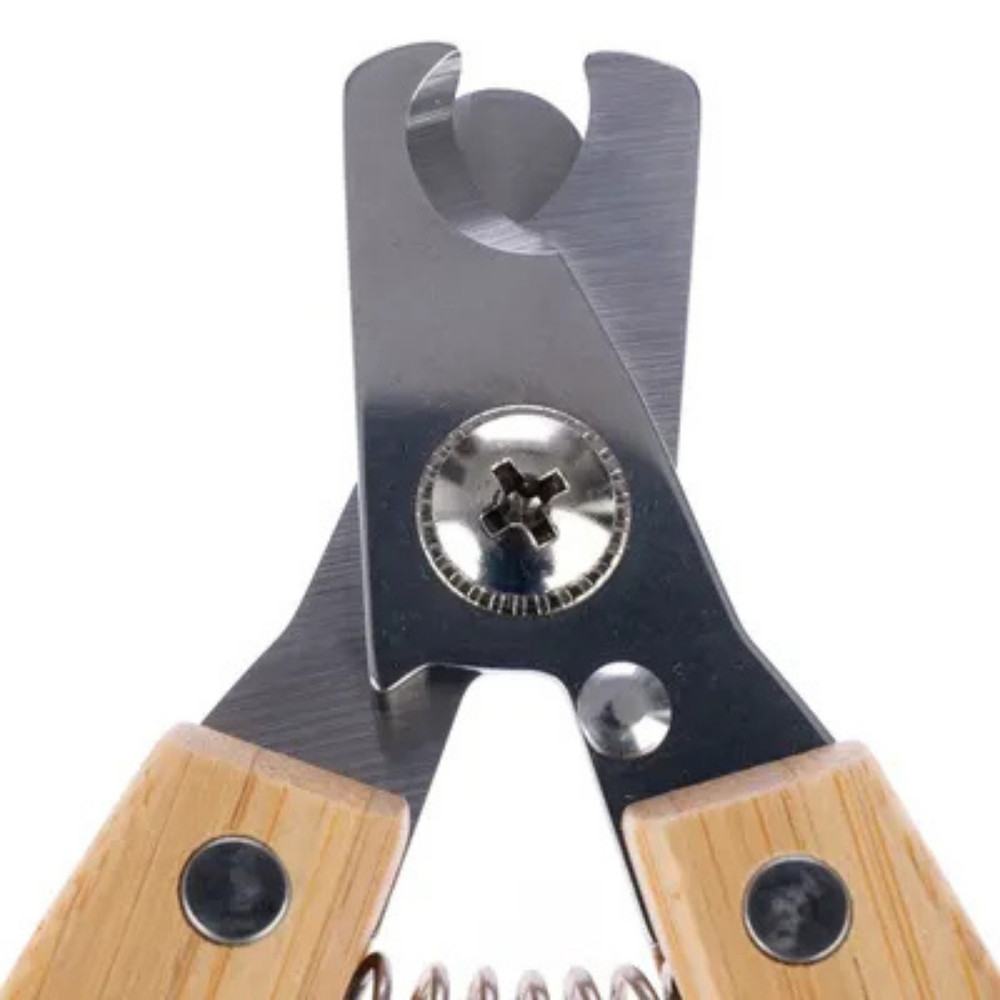 Kooa Bamboo Dog & Cat Nail Scissors, Small – Eco-Friendly Stainless Steel