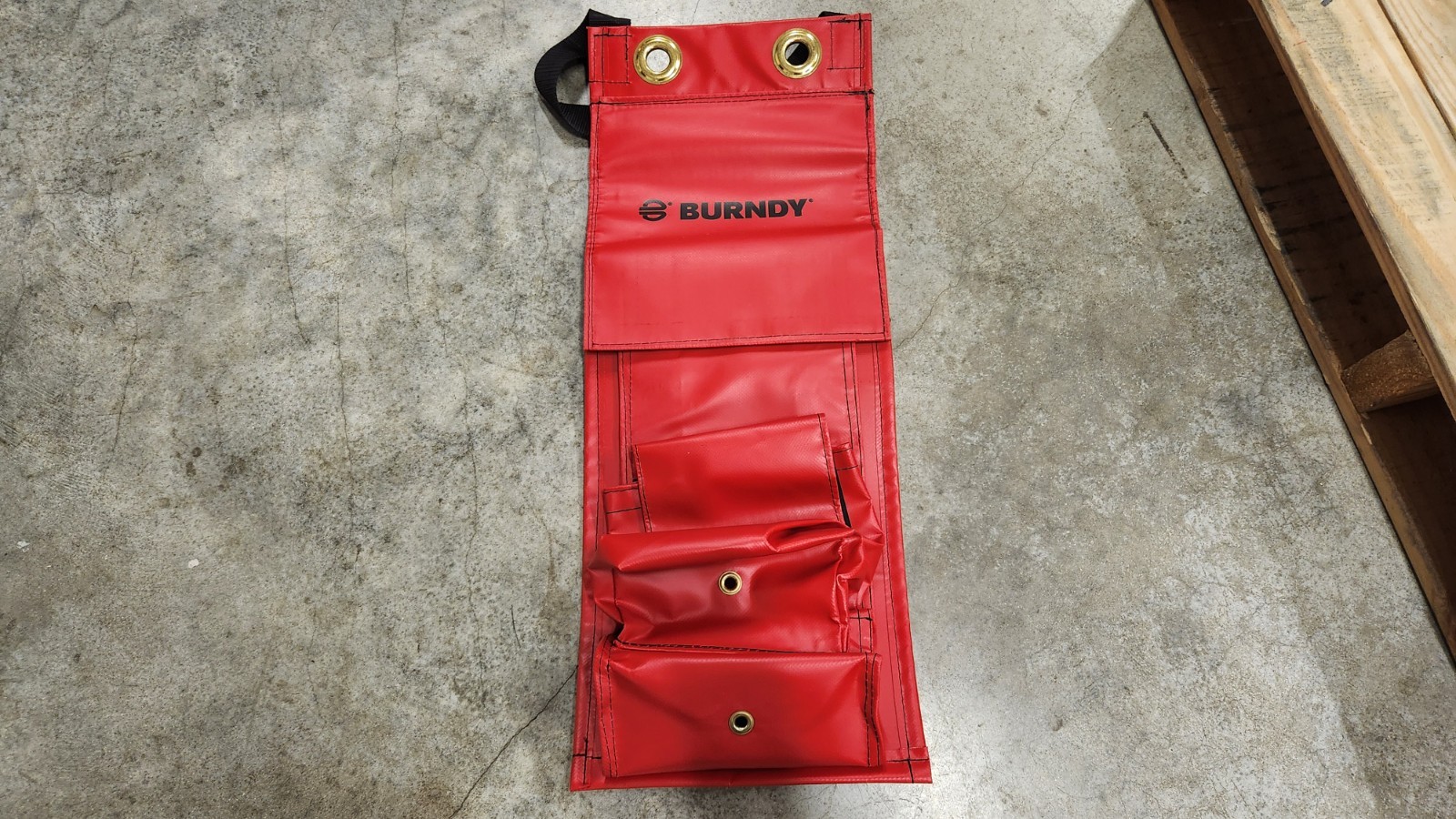 Burndy Estex 1861 Lineman Inline Crimper Compression RED Tool Holder Bag NEW USA