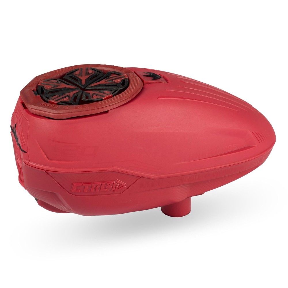 Bunkerkings CTRL2 Electronic Paintball Loader/Hopper Dark Red