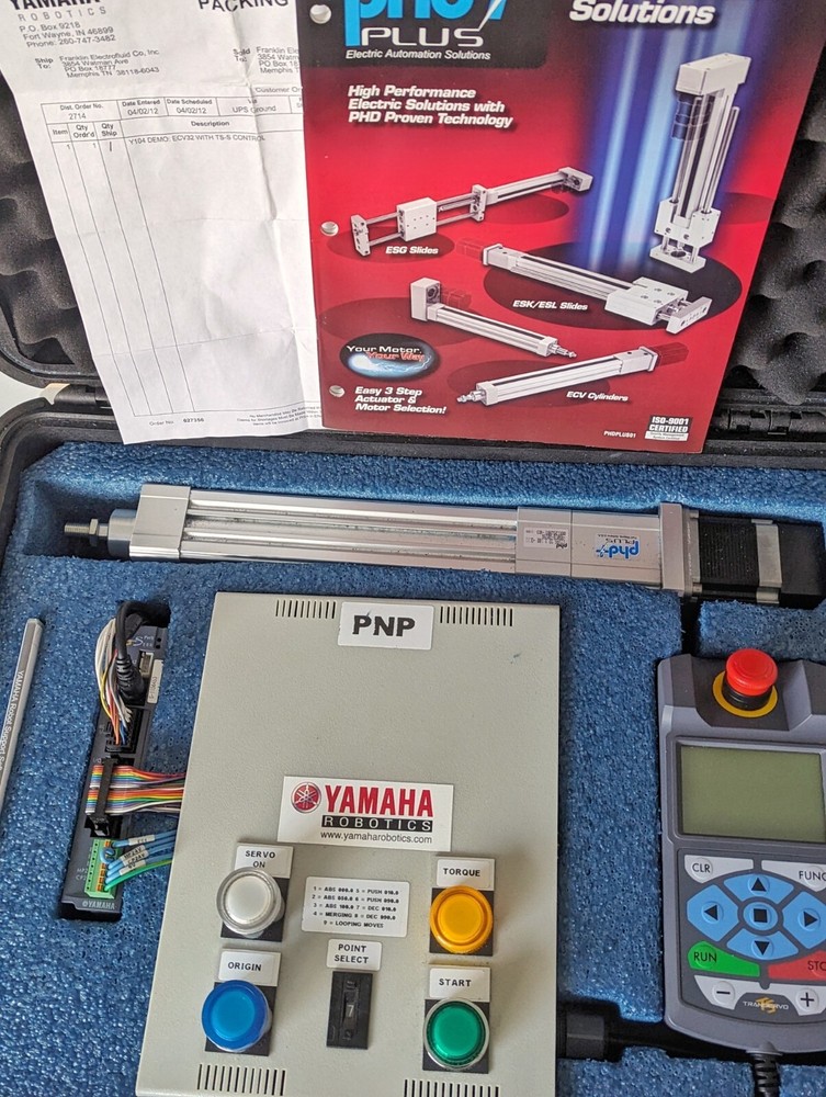 Yamaha Transervo Push Rod Robot w. Controller Remote ECV32 HT1 TS-S Software ETC