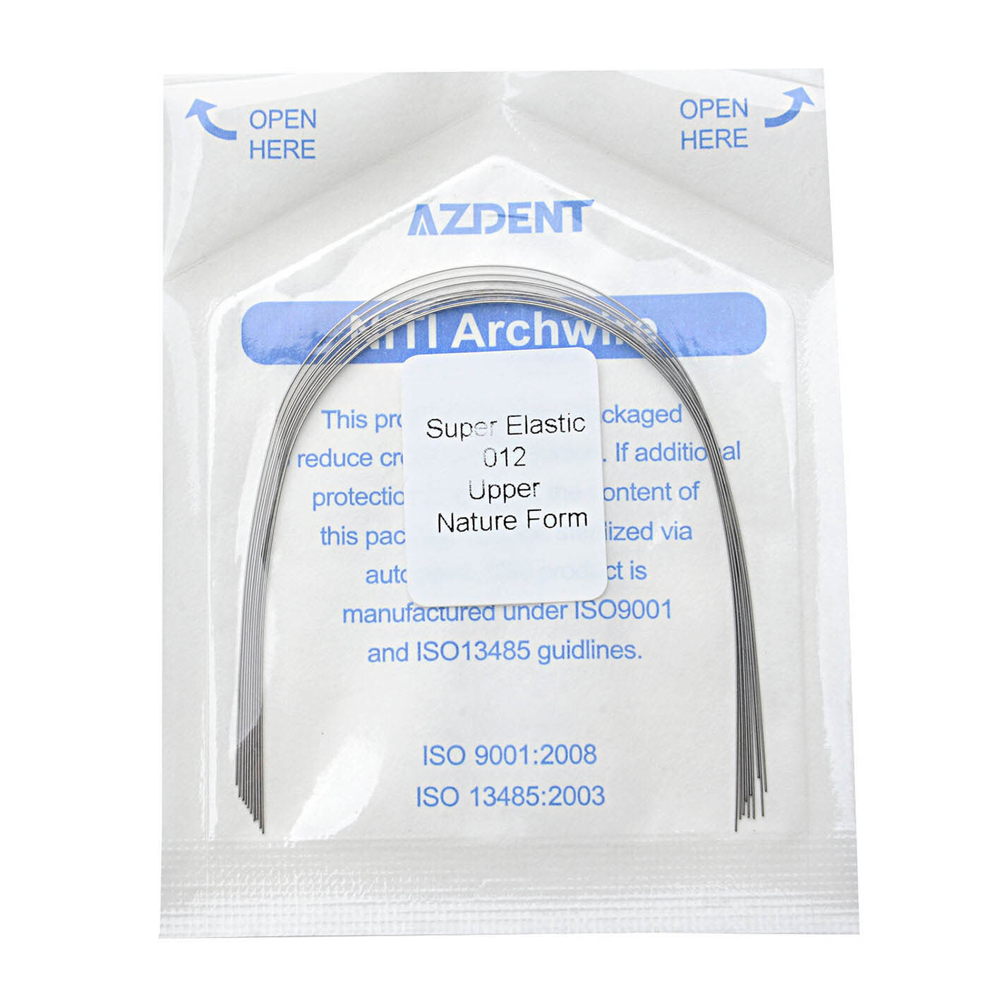 AZDENT Dental Ortho Niti Super Elastic Arch Wires Round/Rectangular Ovoid/Nature