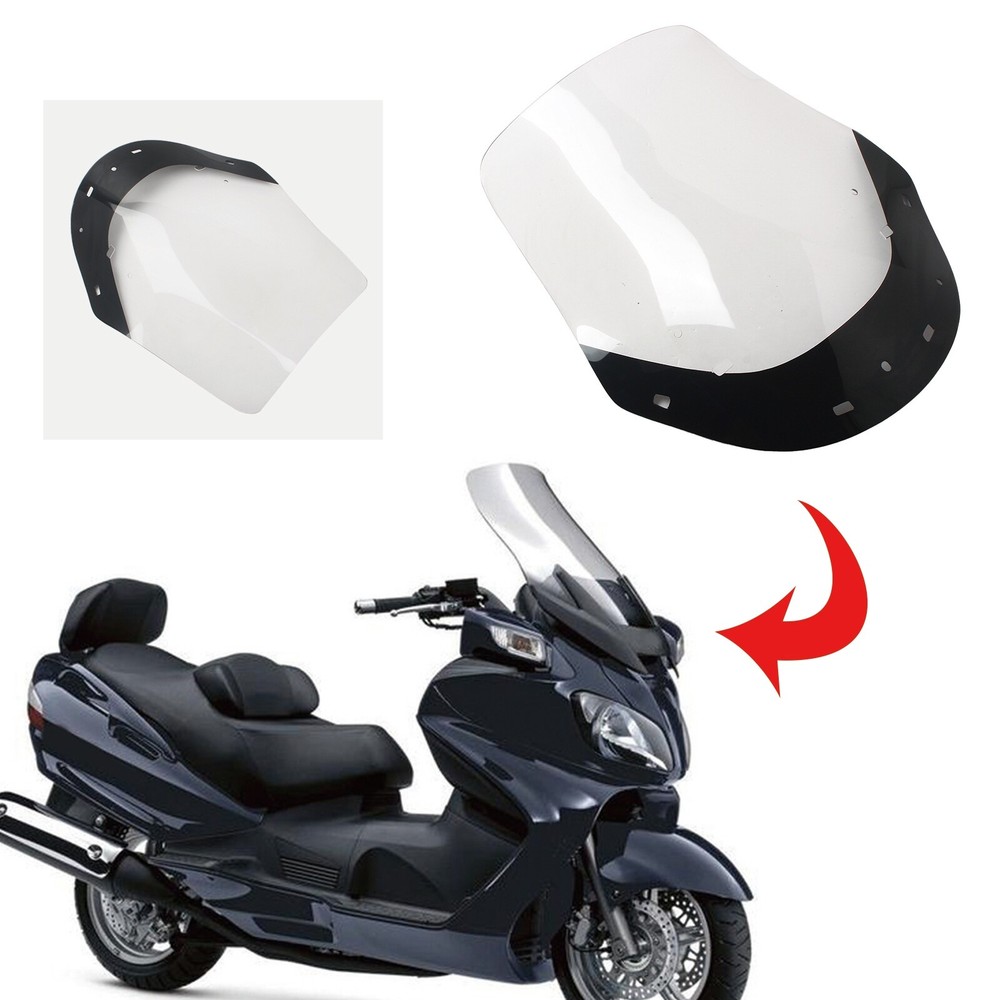 For Suzuki Burgman 650 06-12 Motorcycle Windshield Screen Windscreen Protector