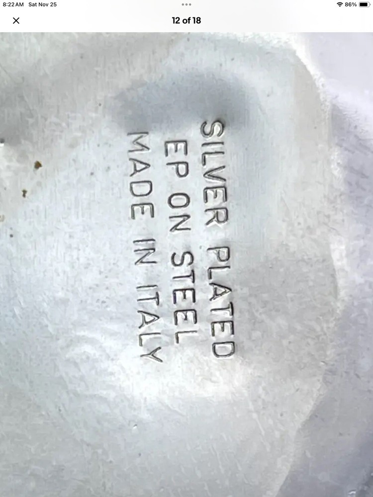 Reed Barton Vtg Silver Plated Steel Serving Set Bowl Plates USA Dining Ware HTF