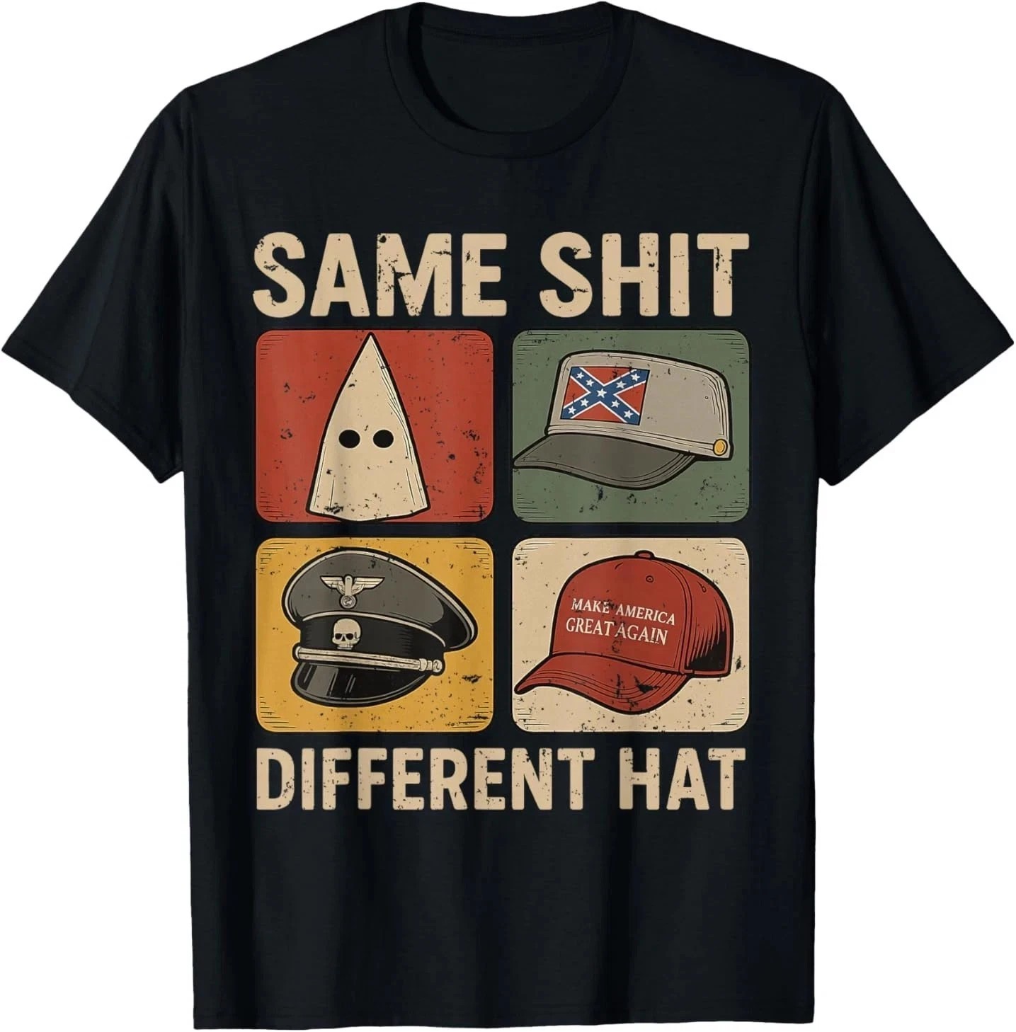 Same Sh*t Different Hat Funny T-Shirt