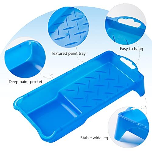 Paint Roller Kit, 9 Pack, 2 Inch Microfiber Paint Roller Covers, 2 Inch,9 Pack