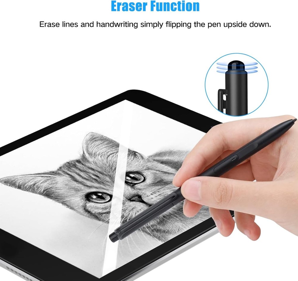 EMR Stylus Compatible with Remarkable Replacement Digital Pen with Eraser Pressu
