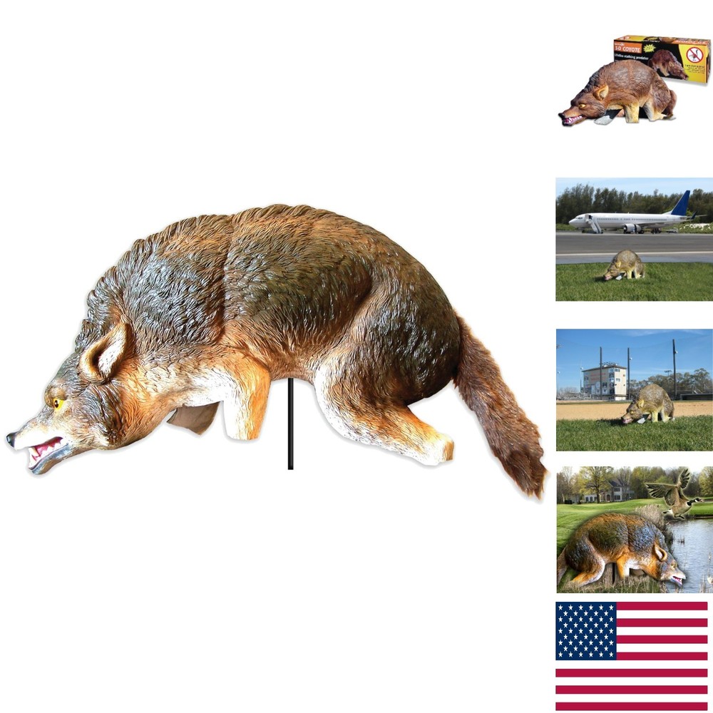Innovative 3D Coyote Decoy: Realistic Predator Model for Safe Bird Deterrence