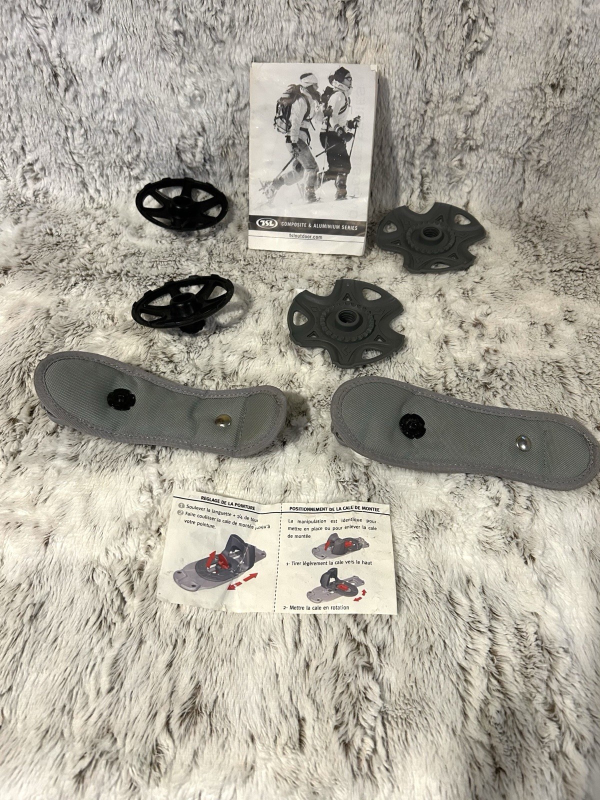 TSL WOMENS SNOW SHOES OVER THE TOP- MADE IN VERMONT U.S.A. - Adjustable Size