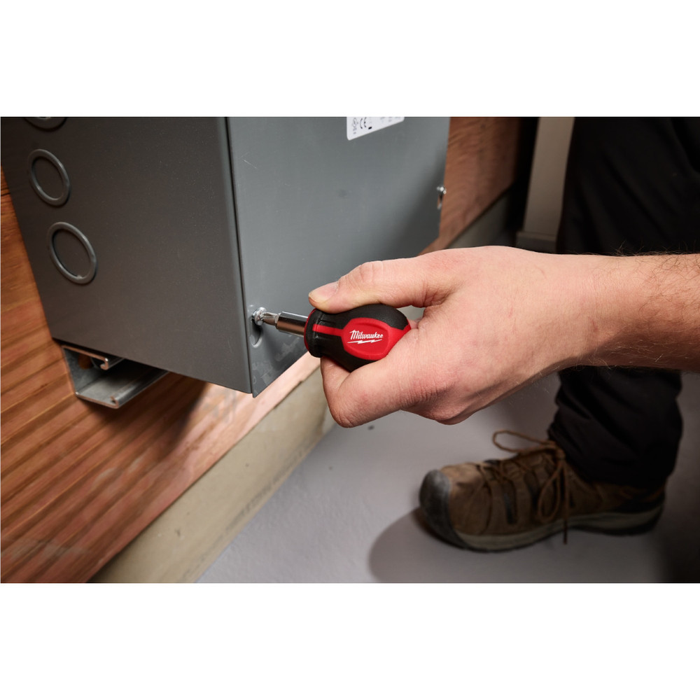 Milwaukee Tool 6-IN-1 Stubby Multi-Bit Screwdriver