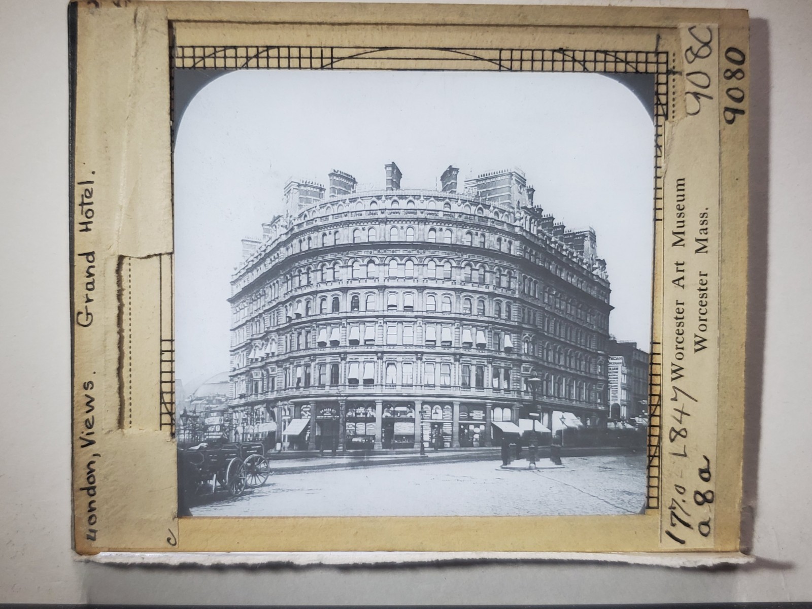 Grand Hotel, London, England (Demolished 1986), Magic Lantern Glass Slide