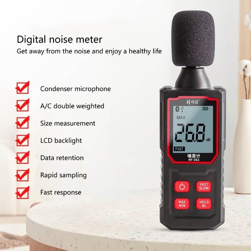 Professional Sound Analyzers Highly Sensitive Decibel Meter for Noise