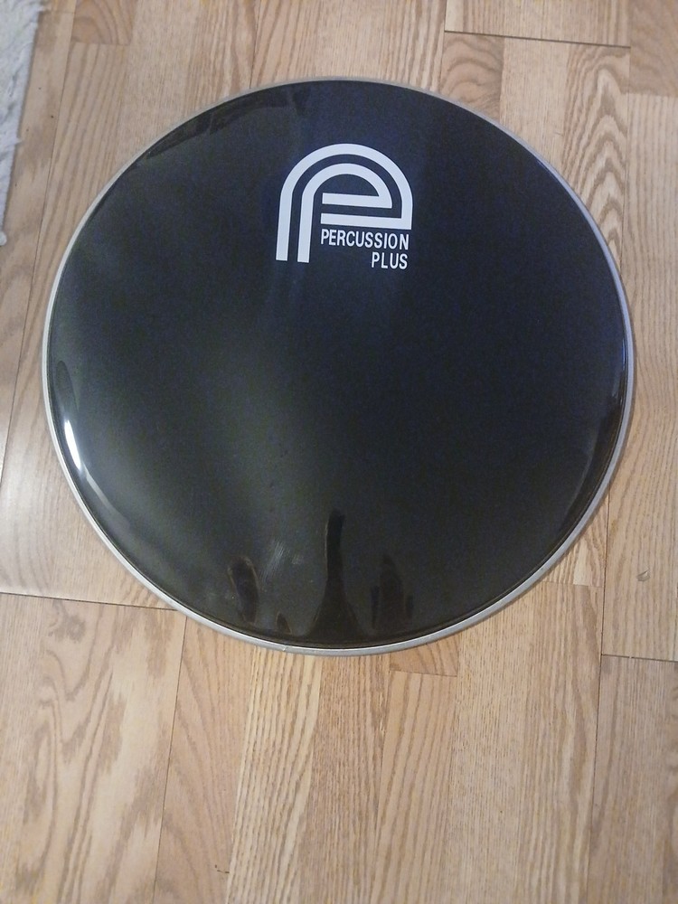 22" Percussion Plus Bass Drum Logo Head