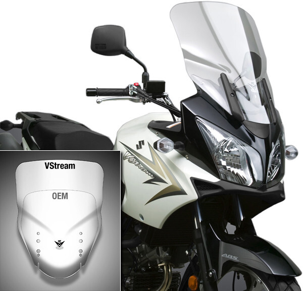 National Cycle VStream Windshield N20213 23in. Clear