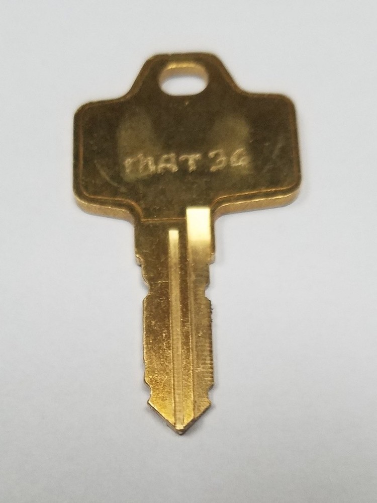 (1) FORT CompX Lock MATCO Tool Box Key Pre-Cut  to Key Code MAT-36 MAT 36