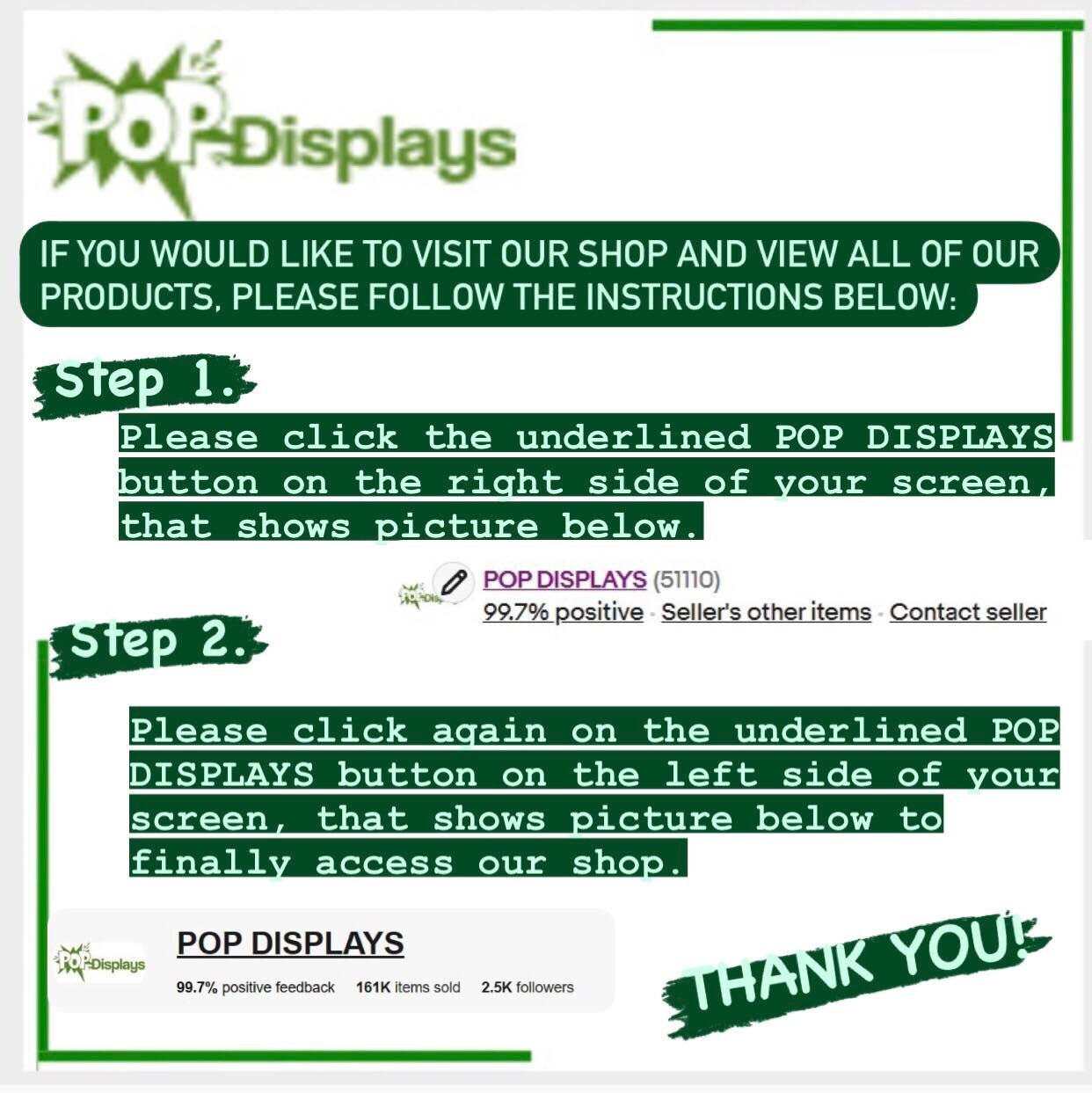 POPDISPLAYS SAMPLE #2025 BLACK ACRYLIC SHEET 1/8" x 1.5." x 1.5"