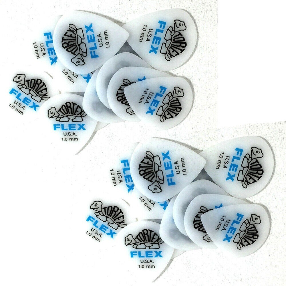 Dunlop Guitar Picks Flex Jazz XL 24 Pack 1.00mm 466P1.0