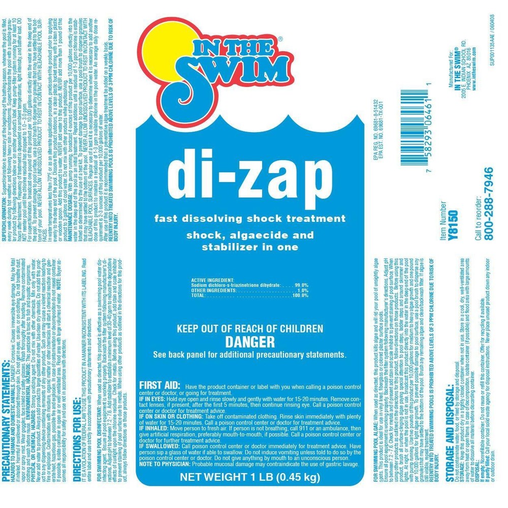 In the Swim Di-Zap Multi-Shock - Pool Shock