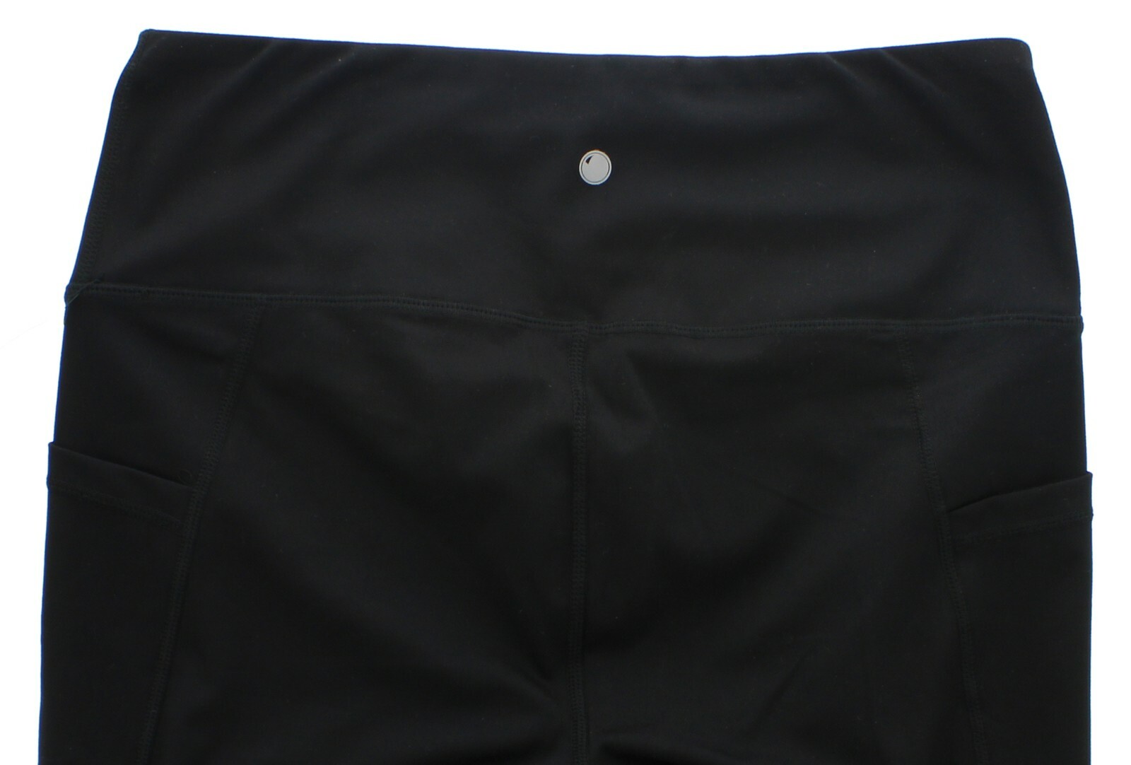 Yogalicious Lux Womens Yoga Legging Pants High Waist Side Pocket Black 7/8 Ankle