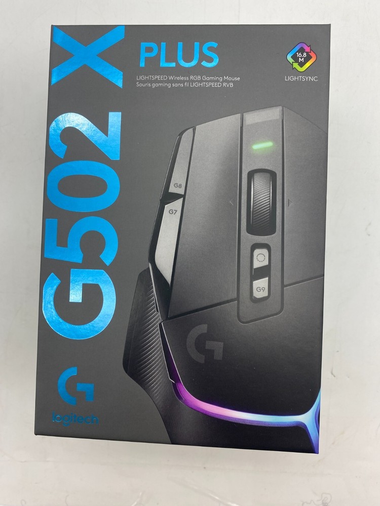 Logitech G502 X PLUS Wireless Gaming Mouse - BLACK